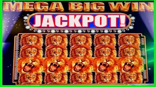 **JACKPOT!!!** FULL SCREEN!!! MAX BET!!! HUGE WINS ON KING OF AFRICA WMS SLOT MACHINE