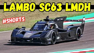 NEW Lamborghini SC63 LMDh at Imola Circuit #Shorts