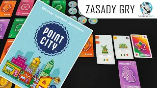 Jak grać w POINT CITY || Zasady gry || Instrukcja video || Lucky Duck Games