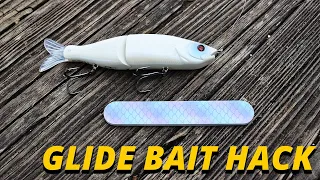 Glide Bait Hack - When to File Down Your Glide Bait