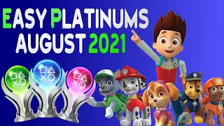 Easiest Platinum Games of August 2021 | $1 Platinums - 5 min Platinums - Crossbuy - PS4 & PS5
