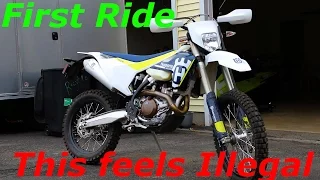 Husqvarna FE 501 first ride