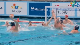 HUNGARY -  SERBIA  Europеan Wаter Polo  Chаmpionships  2024  Highlights PlayOff  1/4  12.01.24.