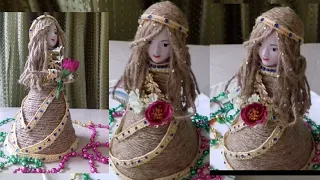 How to Make Jute Doll || Best Craft Idea || Jute Craft