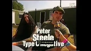 Peter Steele and Josh Silver (Type O Negative) Donington 1996