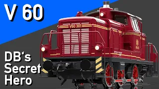 Germany's most successful Shunter | Railway History recreated in Blender: DB V 60