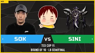 WC3 - TeD Cup 11 - LB Semifinal: [HU] Sok vs Sini [NE] (Ro 16 - Group B)