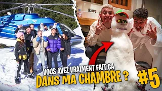 Inoxtag et Michou font un bonhomme de neige dans ma chambre #5