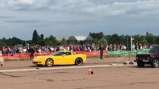 Drag Racing Черкассы. Corvette vs Нива