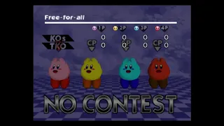 Super Smash Bros. N64 All No Contest/Clapping Animations(HQ)