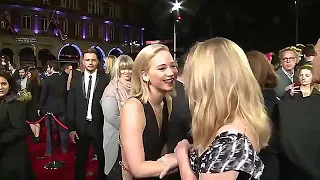 The Best Accidental Kiss Ever, Jennifer Lawrence and Natalie Dormer