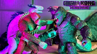 Godzilla & Kong vs Skar King & Shimo Stop Motion