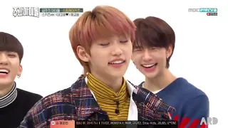 Stray Kids (스트레이 키즈) Aegyo - Weekly Idol Ep 381 "Be Mine 내꼬해" Time