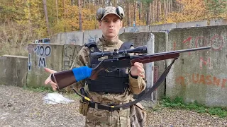 Лёгкое знакомство с Browning BAR .30-06 на 100м. Easy introduction to Browning BAR .30-06 at 100m.