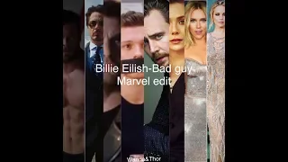 Marvel cast / Billie Eilish-Bad Guy