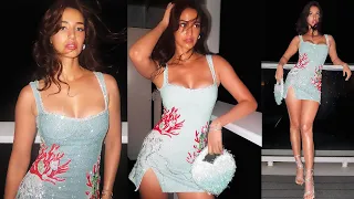 Disha Patani Dazzles In Shimmery Mini Dress at Anant Ambani Pre-Wedding Cruise Bash