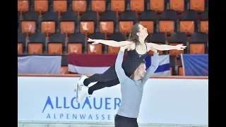 Monika Breitkopf / Krzysztof Sadowski, Intermediate Pairs Artistic, Oberstdorf 2019