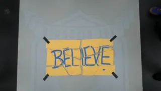 Richmond Players Rebuild the BELIEVE Poster Greyhounds Ted Lasso Season 3 Episode 12 Finale