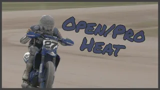 Open/pro heat at the Ohio Flattrack Sports Center 10-02-2022