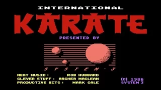 International Karate 1,2,+, System 3, 1985 (PC/DOS) C64S emulator by Miha Peternel, 1997