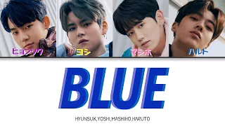BLUE - TREASURE(ヒョンソク・ヨシ・マシホ・ハルト)【日本語字幕/カナルビ/歌詞/パート分け/lyrics】