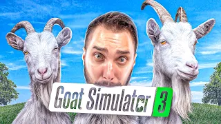 Goat Simulator 3 - Релиз / Симулятор Козла 3 - Обзор геймплея