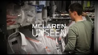 McLaren Unseen - Inside the clothing department