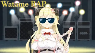 【Even with the sh*t line】Watame Rap [ENG SUBS]