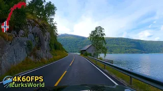 Driving in Norway - Hellesylt to Loen - 4K60