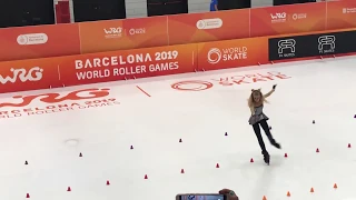 2019 WRG Inline Freestyle Classic Slalom JRW Final 1st Place Sofia Bogdanova(RUS)