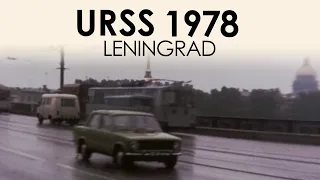 Archive footage of Leningrad in the 1970s | Russia home movie film