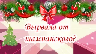 Как мы отметили новый год//Вырвала от шампанского??