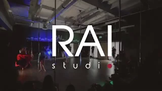 RAI studio. Pole Dance group performance (Pretty Woman)