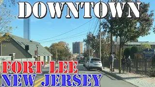 Fort Lee - New Jersey - 4K Downtown Drive