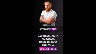 Как правильно выбирать прибыльную нишу на WILDBERRIES