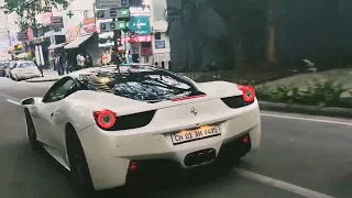 City's Loudest Ferrari 458|Novitech!!|India|Bangalore#supercarsindia#supercars#ferrai#banglore