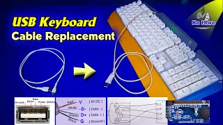 How to replace USB keyboard cable.