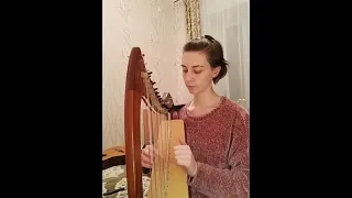 [HARP COVER] ~Scorpions - When the smoke is going down~ 23-string celtic harp