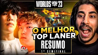 RESUMO WORLDS 23: THESHY vs BIN | BLG x WBG  | SEMIFINAL - DIA 1