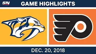 NHL Highlights | Predators vs. Flyers - Dec 20, 2018