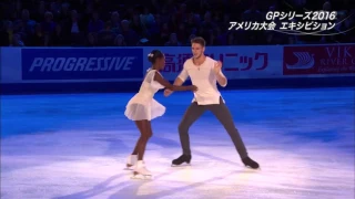 2016 Skate America   Exhibitions   Vanessa James & Morgan Cipres