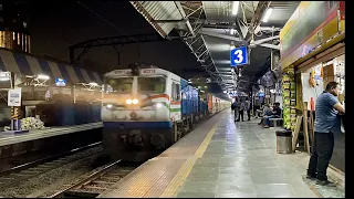NIGHT ACTION IN CENTRAL RAILWAYS || Bidar, Intercity, Duronto, Mandovi & More || INDIAN RAILWAYS||