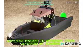 HOW  TO  BUILD  a HDPE  Sport   Fishing Boat   by Andrei Rochian Boat Design& Architecture