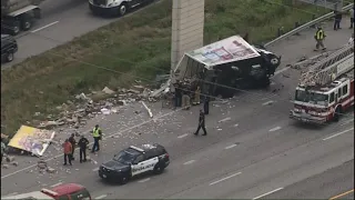 Woman dies in crash on East Freeway, police say