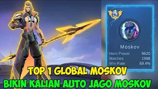 CARA JAGO MAIN MOSKOV kayak Top 1 Global Moskov Bisa Kalian Tiru Di Rank - Mobile Legends