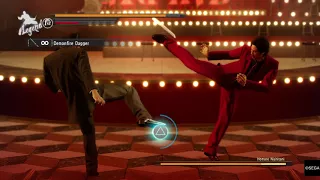 Yakuza 0 Boss Fight: Mad Dog of Shimano (Majima) vs Mad Dog of Kansai(Nishitani)