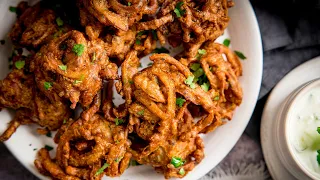 The secret to light and crispy Onion Bhajis