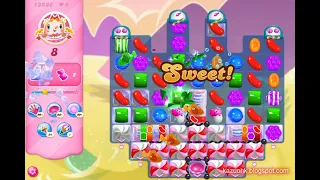 Candy Crush Saga Level 13836 (3 stars, NO boosters)