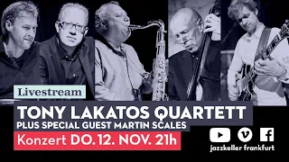 Tony Lakatos Quartet feat. Martin Scales lockdown livestream concert