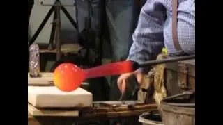 Venice Murano Island Glass Art (Making of a flower vase)